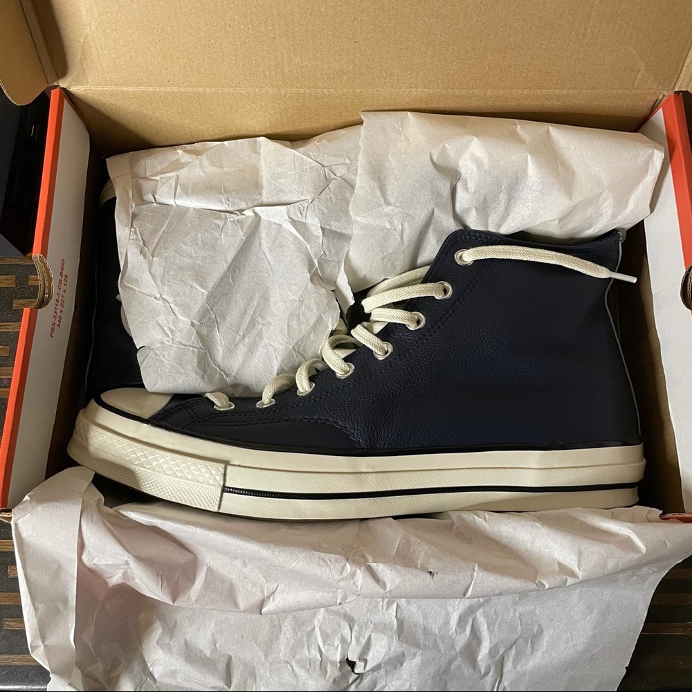 Converse Chuck 70 Leather Colorblock Obsidian Blue